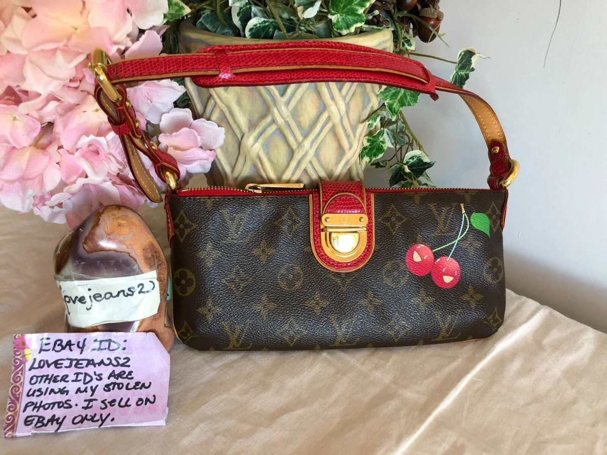 RARE! Louis Vuitton Monogram Pochette Accessoires Cherry Cherries