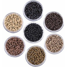 Hair Extensions Silicone Micro Rings Link Loop 5 3 3mm Beads for I Tip 500pcs E5
