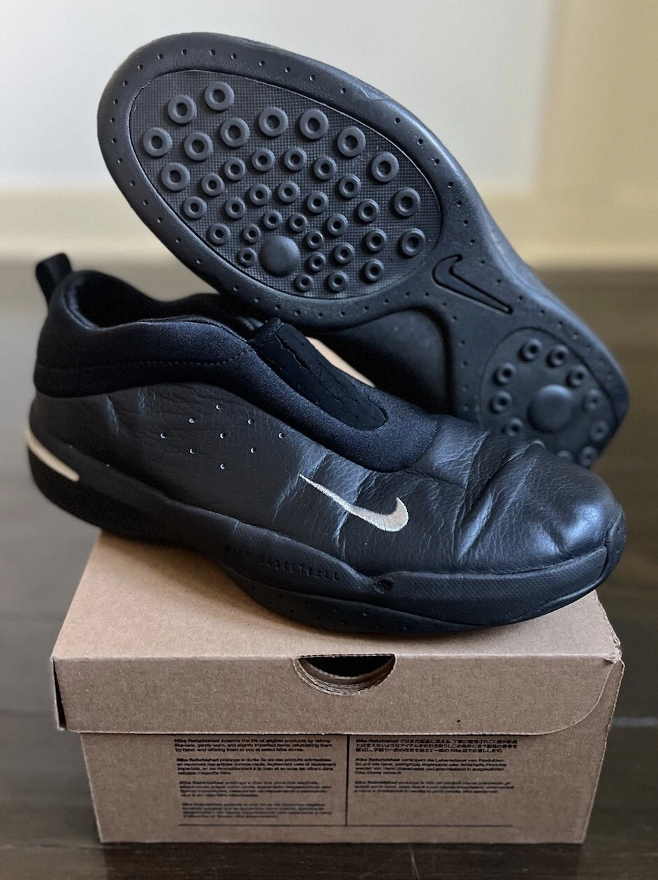 Taille 10   Chaussures basket Nike Team Supreme triple noir (1999) TRES RARES