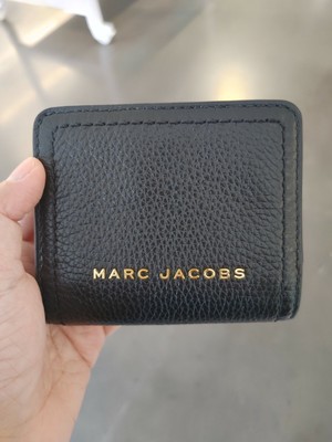marc jacobs mini compact leather wallet