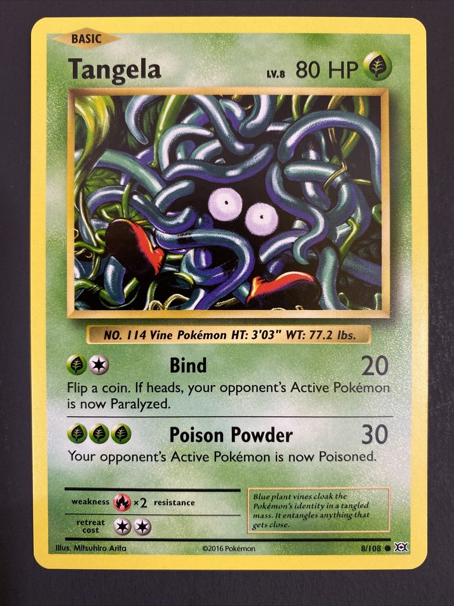 tangela pokemon card value 2016 Pokemon - Mega Evolution - Chaos Rising main image 0