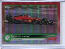 2022 Topps Chrome Formula 1 F1 - CHARLES LECLERC - Red Green Refractor #117 SSP
