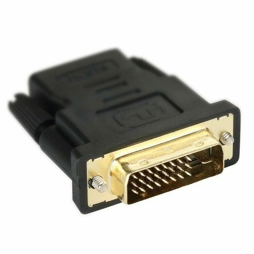 DVI-D Male (24+1 pin) to HDMI Female (19-pin) HD HDTV Monitor Display Adapter - Picture 3 of 4