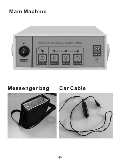 Tragbare Oxygen Konzentrator Sauerstoffkonzentrator Sauerstoffgerät EU Plug - Bild 4 von 4