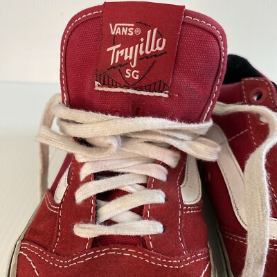 Vans Pro Trujillo SG Sneakers Mens Size 6.5 Red Skater Skateboard