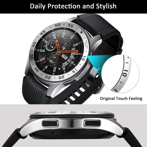 For Samsung Galaxy Watch 4 Classic 46mm/42mm Bezel ring Protector cover Case - Photo 3 sur 31