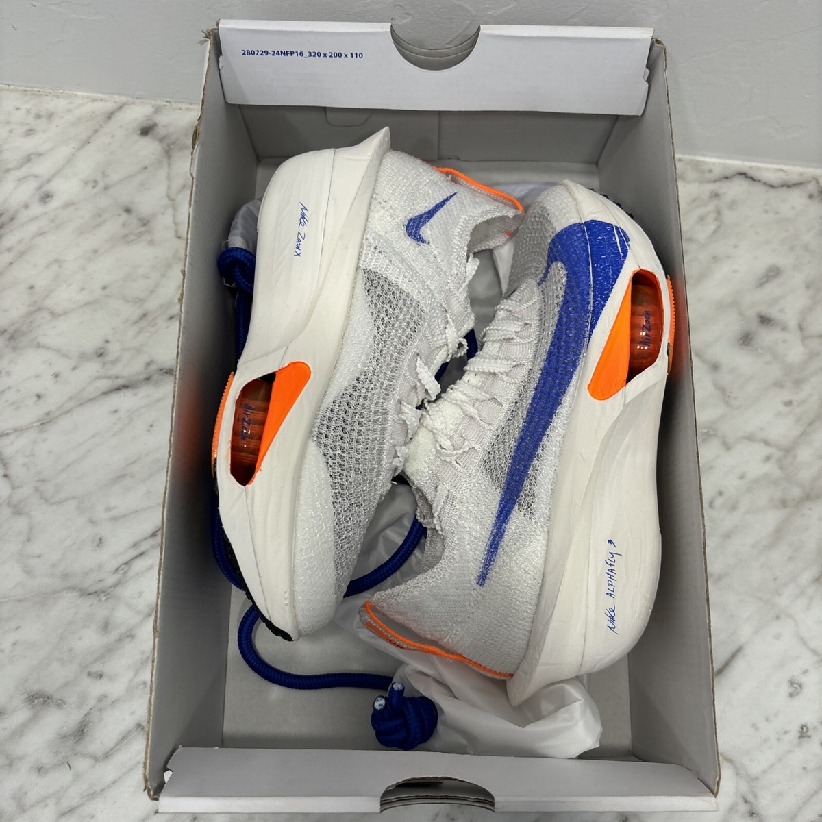 Nike Air Zoom Alphafly Proto NEXT% 3 FP Blueprint Women's Size 5.5