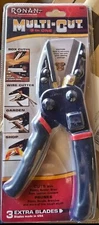 Ronan Multi-Cut 3-in-1 Cutting Tool+ Built-In Wire Cutter +3 Blades