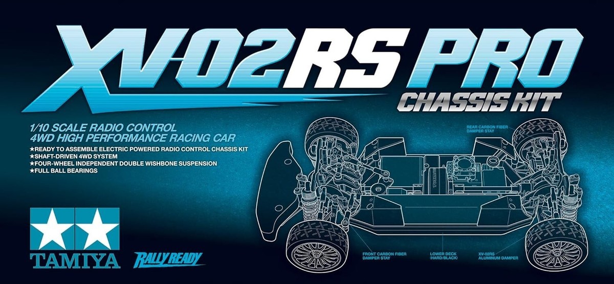タミヤXV02RS タミヤ 電動RCカーシリーズ 1/10RC XV-02RS PRO シャーシキット