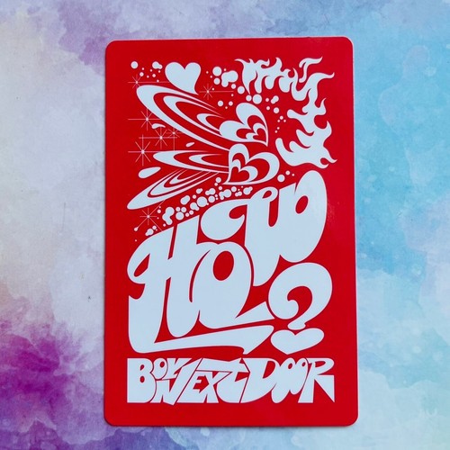BOYNEXTDOOR HOW ? 2nd EP Photo card Earth Wind Fire Weverse JP Universal Music - Picture 106 of 133
