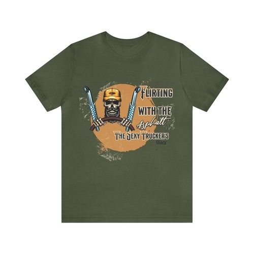 Camiseta de camión: coqueteando con asfalto - Diario sexy del camionero, regalo único para el conductor - Imagen 25 de 52