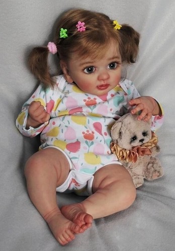 16in Doll Toy Girl Boy Handmade Lifelike Reborn Baby Cloth Body Toddler Soft - Picture 4 of 5