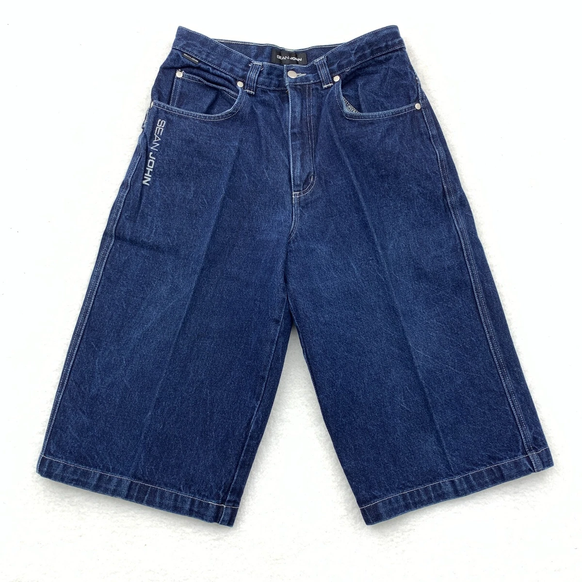 Sean john denim shorts hotsell