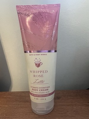 Bath & Body Works Whipped Rose Latte Ultimate Hydration Body Cream 8 Oz
