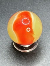 Vintage Akro CherryAde Corkscrew Marble UV Active 0.984