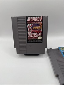 Wheel Of Fortune Family Edition & Jeopardy 25th Anniversary - NES Nintendo Game