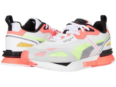 Sz PUMA Mirage Tech Paradise Puma White/Ignite Pink/Yellow Alert 12 D (M)