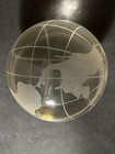 Heavy Glass IBM Globe Paperweight with Stand. Executive Award. — photo 9