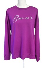 BUC-EE S Buc-ee s Sweatshirt Size Small Purple Casual Fall Winter Travel