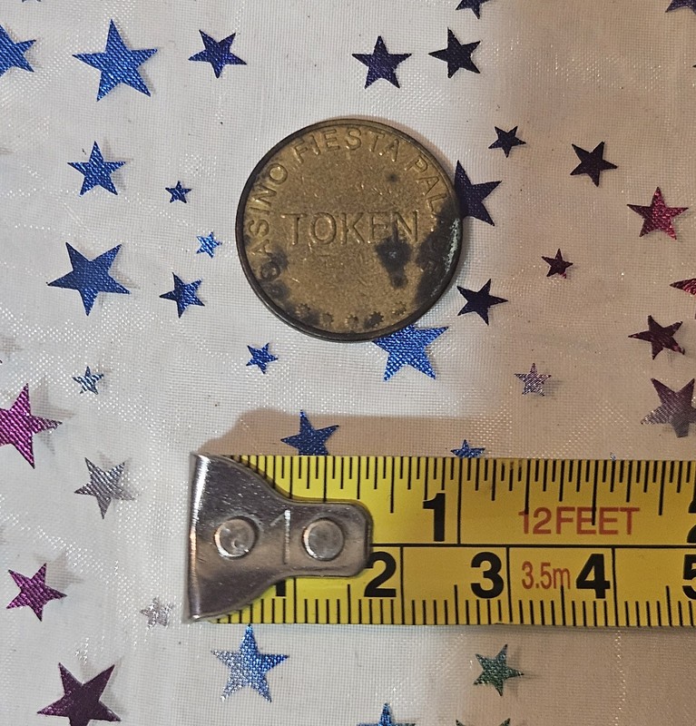 Vintage Casino Fiesta Palace Gaming Token Slot Machine Las Vegas Nevada