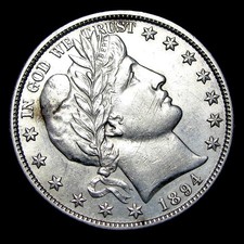 1894-S Barber Half Dollar Silver ---- Stunning Details Coin  ----  #PP058