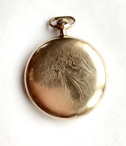 Vintage Antique Illinois Watch Case Co Pocket Watch Case,  Elgin Napoleon, GF