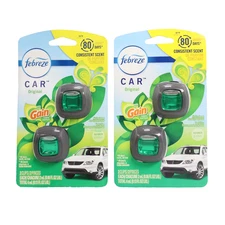 2 PACK Febreze Car Air Freshener Vent Clip - Gain Original 2ct Each