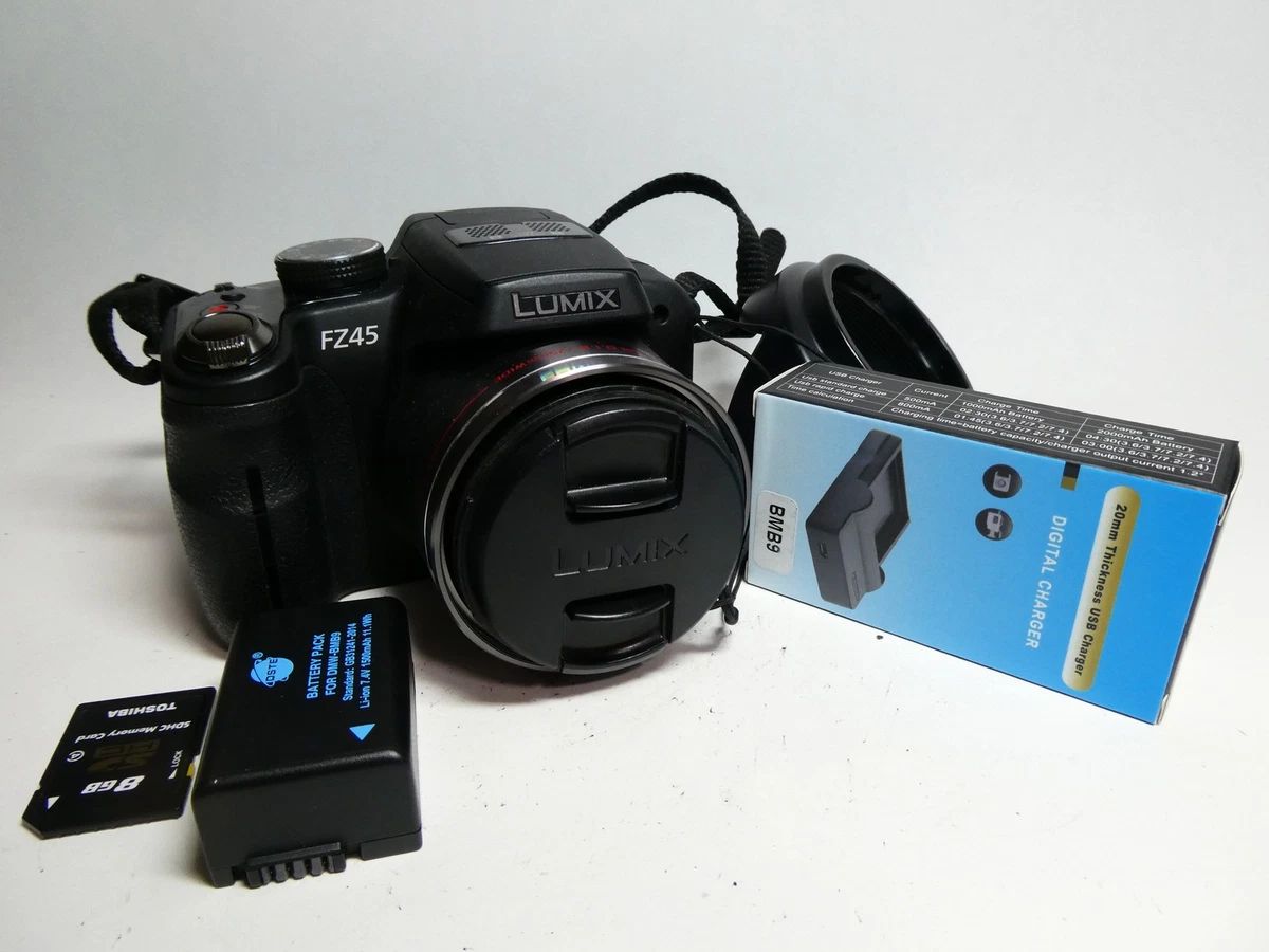 Panasonic LUMIX DMC-TZ57 Compact 16MP Noir - Reconditionné Avec étui, Chargeur, Batterie, Carte SD 16Go