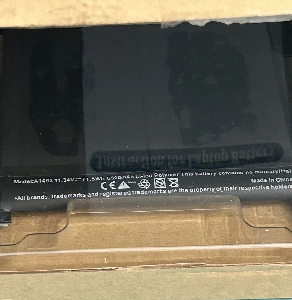 Batería A1582 A1502 A1493 para MacBook Pro 13" Retina principios de 2015 mediados de 2014 finales de 2013 Foto 2 de 4