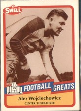 ALEX WOJCIECHOWICZ #57 1989 Swell Football Greats Detroit Lions NM