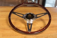 Vw Type 2 Bus Classic 380mm Black Cherry Steering Wheel Complete Kombi Microbus