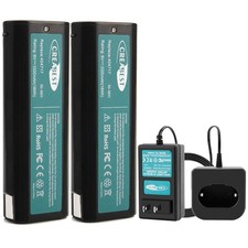 2 Pack Creabest 6V 3.5Ah Ni-MH Battery Compatible with Paslode Turquoise