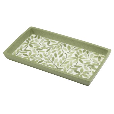 Accessories Bathroom Essentials, Vanity Tray, Green