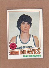 1977-78 TOPPS BASKETBALL ERNIE DIGREGORIO #131 BRAVES NM/NM+ *A45995