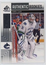 2011-12 SP Game Used Edition Authentic Rookies 207/699 Eddie Lack #182 0nr3