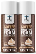 Bombay Shaving Company Coffee Shaving Foam 266ml Each Set Of 2
