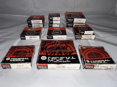 14 Federal Mogul Oil Seals (9 Types)  - Bild 1 von 4
