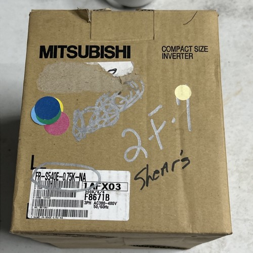 MITSUBISHI FR-S540E-0.75K-NA FRS540E0.75KNA SERVO DRIVE 3 PH AC380/480 NEW - Picture 7 of 7