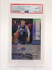JALEN BRUNSON 2018-19 CONTENDERS OPTIC UP AND COMING ROOKIE AUTO /99 PSA 10