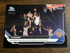 2025-26 Topps Now NBA #336 OG Anunoby New York Knicks BLACK CHROME 09/10