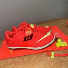 Size 6 - Nike High Jump Elite Field Spikes Bright Crimson FZ9636-600 Men's