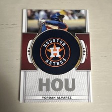 2023 Topps Series 1 Yordan Alvarez Team Logo Patch Relic #TLP-YA Astros