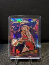 2024 Panini Prizm WNBA #1 Shakira Austin Groovy Prizms Blue #/49