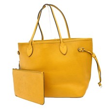 LOUIS VUITTON Neverfull MM Shoulder Tote Bag Epi Leather Yellow M40957 26CA473