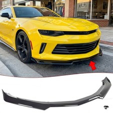Gloss Black Front Bumper Lip Splitter For 2016-2018 Chevrolet Camaro Ls Lt Rs
