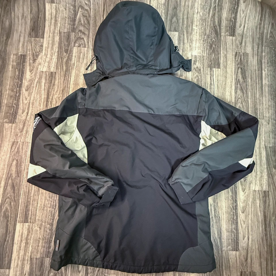 Chaqueta de invierno Free Country FCXtreme para hombre mediana con capucha esquí nieve negra gris Foto 2 de 4