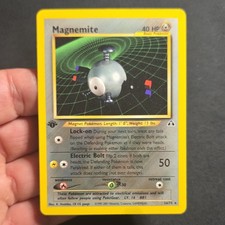 Pokemon TCG Magnemite 26/75 Neo Discovery 2001 Regular Rare 40 HP English 1st Ed on eBay