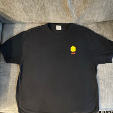 Comfort Colors Palantir Lego-Head Logo Black Short Sleeve T-Shirt XL
