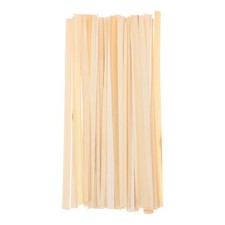 50 Pcs Handmade Bamboo Woven Material Bag Weaving Sticks Basket Making Supplies