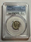 1942/1 P Mercury Silver Dime 10c PCGS VF Details Key Variety